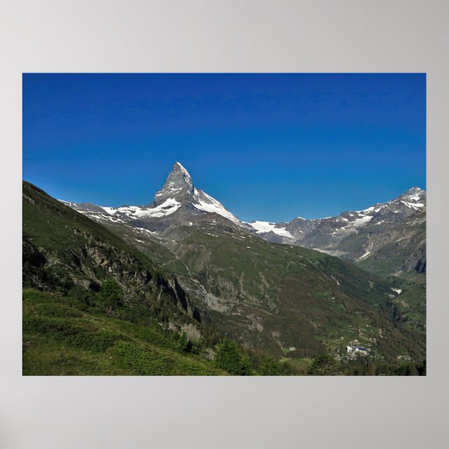 Poster Aldeia no Pé da Matterhorn (Frente)