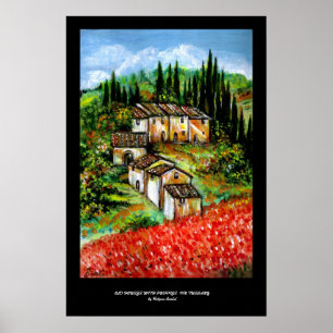 POSTER ALDEIA RUSTICA ANTIQUICA NA TÚSCULA