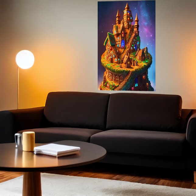 Poster Aldeia Unificada de Gingercake | Arte AI (Criador carregado)