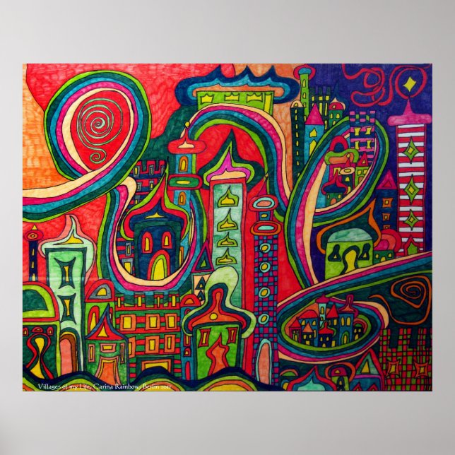 Poster Aldeias da minha vida (Frente)