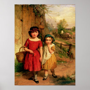 Poster Aldeões pequenos, 1869