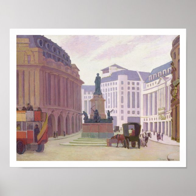 Poster Aldwych (oil on canvas) (Frente)
