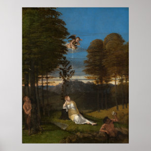 Poster Alegoria da Castidade - Lorenzo Lotto Cartaz de Ar