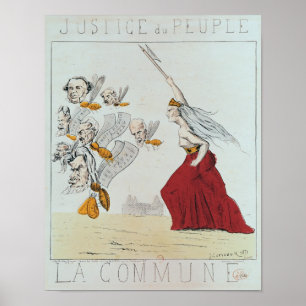 Pôster Alegoria da comuna, 1871