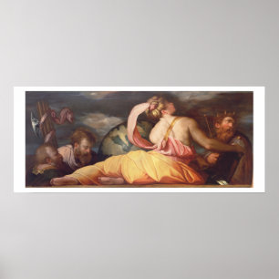 Pôster Alegoria da geografia