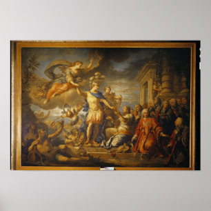 Pôster Alegoria da paz do AIX-la-Chapelle, 1761