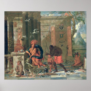 Poster Alegoria de América, 1691