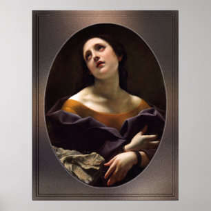 Poster Alegoria de paciência de Carlo Dolci