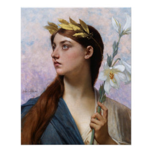 Pôster Alegoria de vitória de Jules Joseph Lefebvre