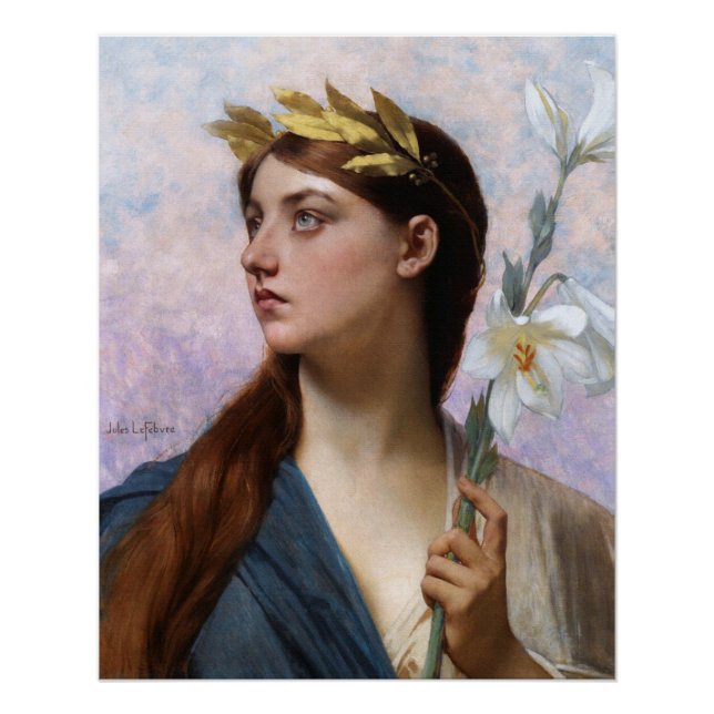Pôster Alegoria de vitória de Jules Joseph Lefebvre (Frente)