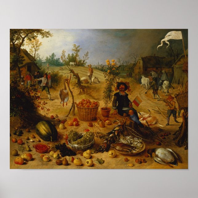 Pôster Alegoria do outono (Frente)