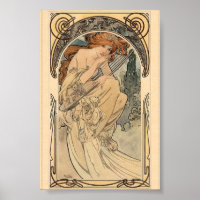 Alegorie de la Musique por Alphonse Mucha T-Shirt