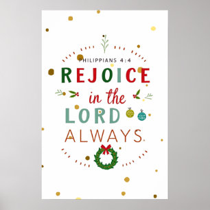 Poster Alegra-Se Na Arte Do Muro De Natal Sempre