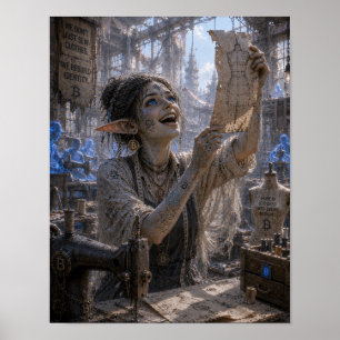 Poster Alegre Excitação / Criador de Padrões / Fábrica de