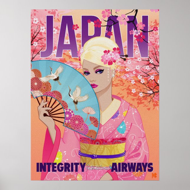 Poster Alegre no Japão (Frente)
