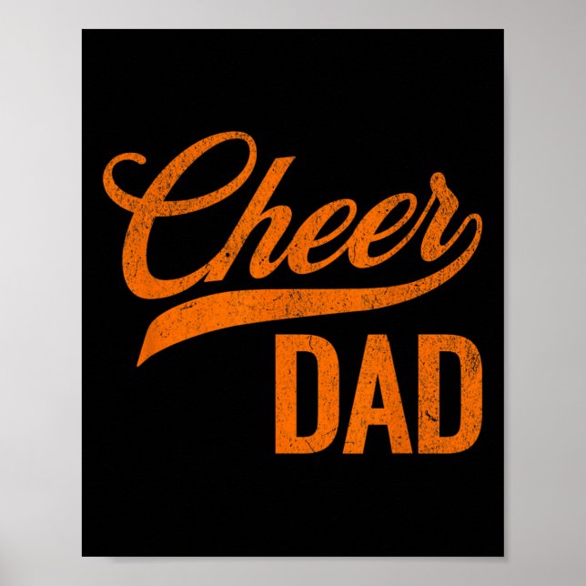 Poster Alegre Pai Laranja Torcida Uniforme Pais  (Frente)