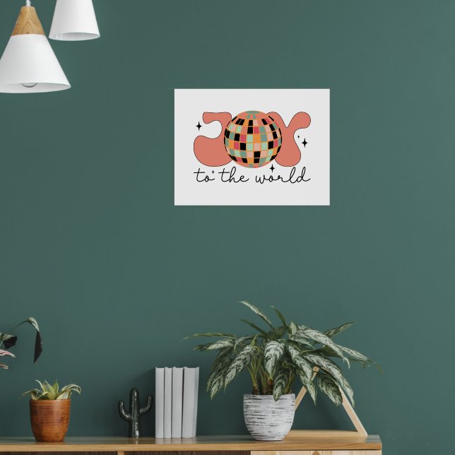 Poster Alegria à Bola do Disco do Natal Mundial (Sala de Estar 1)