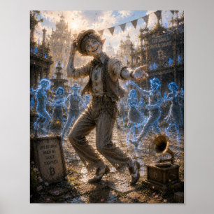 Poster Alegria / Dançarina de Swing / Praça Central