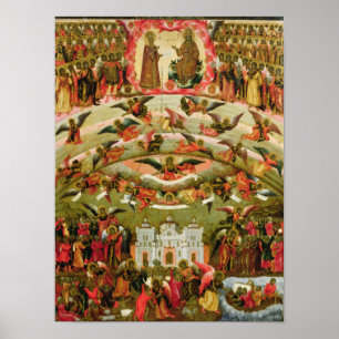 Pôster Alegria de tudo que Virgin da amargura, 1707