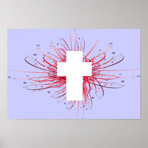 Pôster ALEGRIA! na cruz