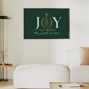 Poster ALEGRIA PARA O MUNDO Natal Cristão