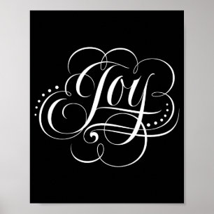 Poster Alegria Para O Mundo Natal Fino Elegante Com Redem