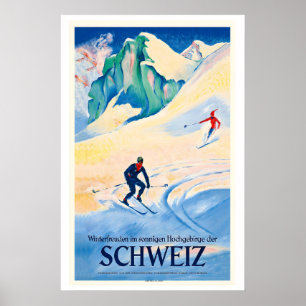 Poster Alegrias de Inverno na Alta Sonningen na Suíça