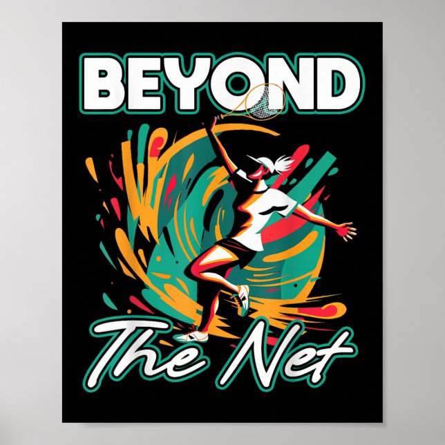 Poster Além Da Internet, Jogador De Badminton Athletic Le (Frente)