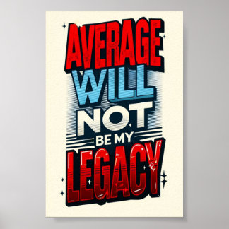 Poster Além da média