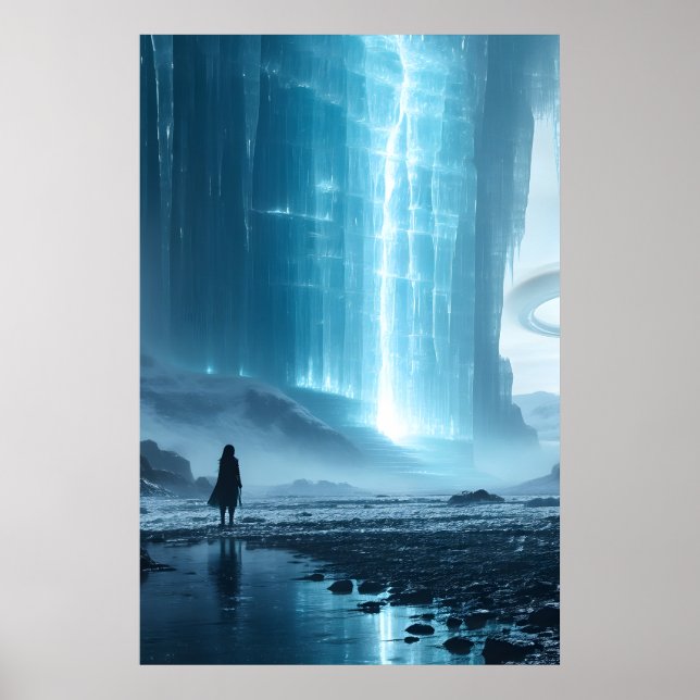 POSTER ALÉM DA PAREDE DE GELO (Frente)