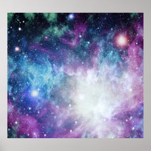 Poster Além do Abstrato do Cosmos Maravilhas do Universo