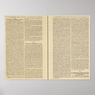 Poster Alemanha 1819 da introdução IIIV