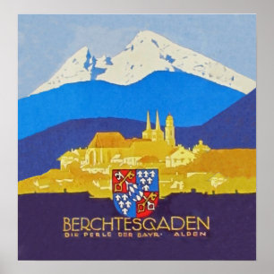 Poster "Alemanha: 1926/heuta - Berchtesgaden ...
