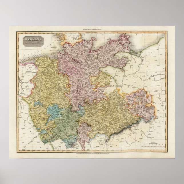 Pôster Alemanha a norte do maia (Frente)