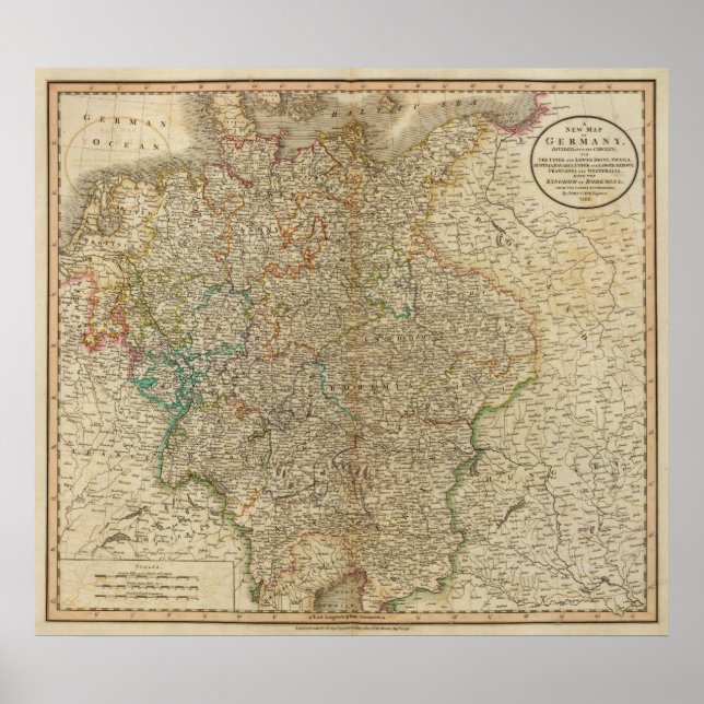 Poster Alemanha, Áustria, Boêmia (Frente)