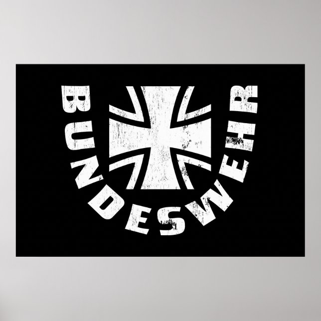 Poster Alemanha Bundeswehr, Luftwaffe, Força Aérea Alemã (Frente)