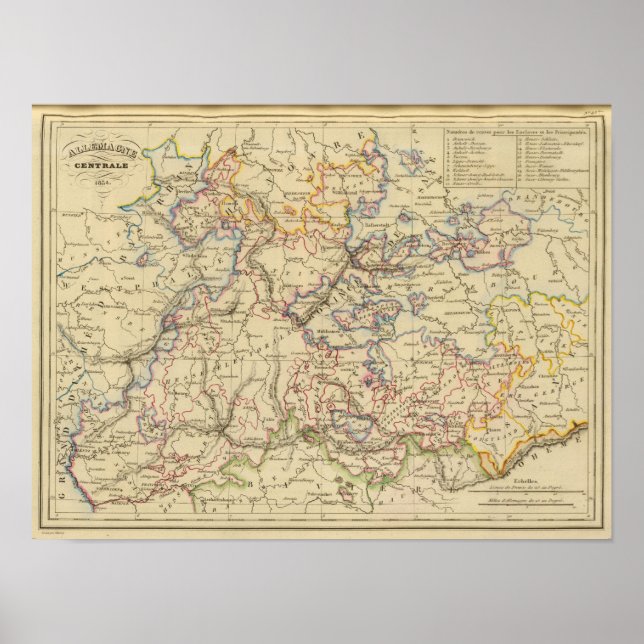 Poster Alemanha Central (Frente)