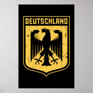 Poster Alemanha Eagle - brasão alemão