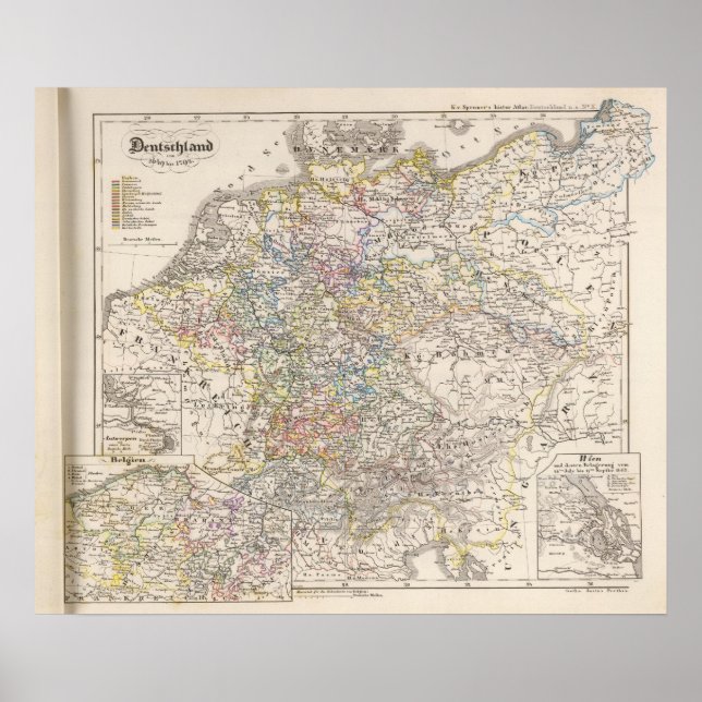 Pôster Alemanha entre 1649 e 1792 (Frente)