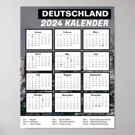 Poster Alemanha Kalender Herunterladen 2024 Pdf Alemão