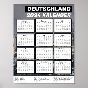 Poster Alemanha Kalender Herunterladen 2024 Pdf Alemão