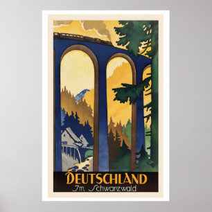 Poster Alemanha na Floresta Negra