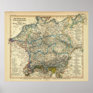 Pôster Alemanha Países Baixos Bélgica