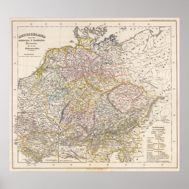 Poster Alemanha sob o Saxão (Frente)