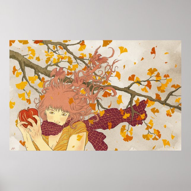 Poster Alemão para o outono (Frente)