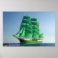 Alemão Tall Ship Alexandre von Humboldt