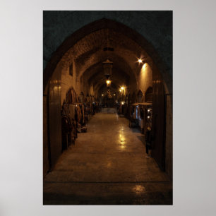 Pôster Aleppo árabe Handcraft o bazar - Syria Médio