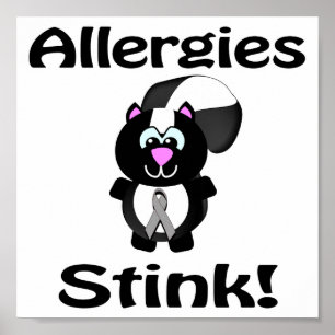 Pôster Alergias Fedem Design de Sensibilização do Céu
