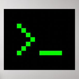 Poster Alerta da entrada de texto do computador da velha