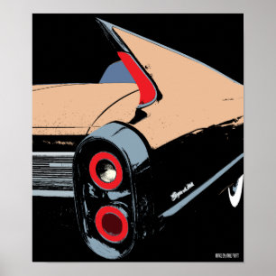 Pôster Aleta do cadillac - 1962